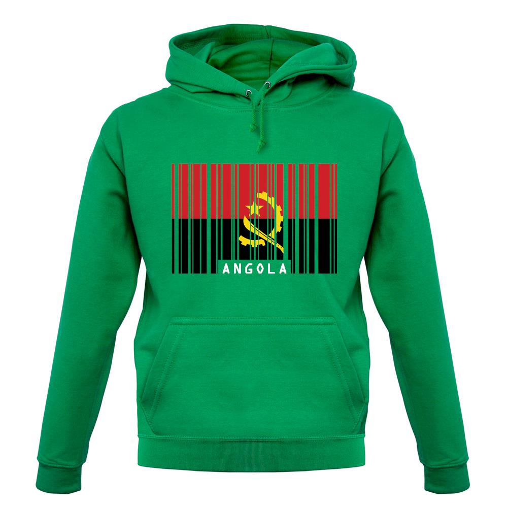 Angola Barcode Style Flag unisex hoodie Angola Barcode Style Flag unisex hoodie