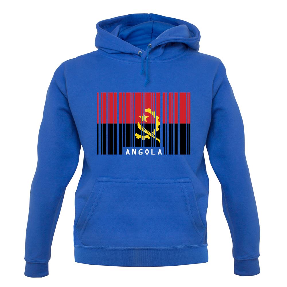 Angola Barcode Style Flag unisex hoodie Angola Barcode Style Flag unisex hoodie