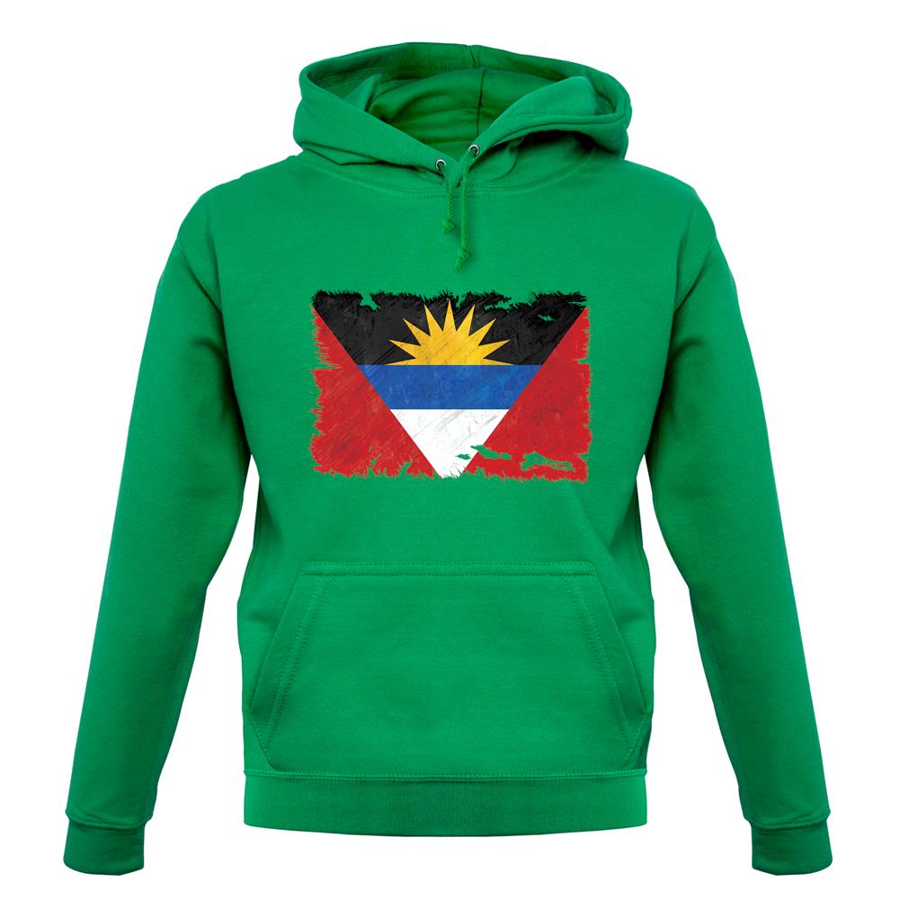 Antigua And Barbuda Grunge Style Flag unisex hoodie Antigua And Barbuda Grunge Style Flag unisex hoodie