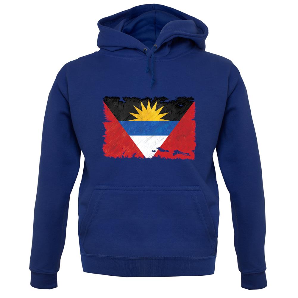 Antigua And Barbuda Grunge Style Flag unisex hoodie Antigua And Barbuda Grunge Style Flag unisex hoodie
