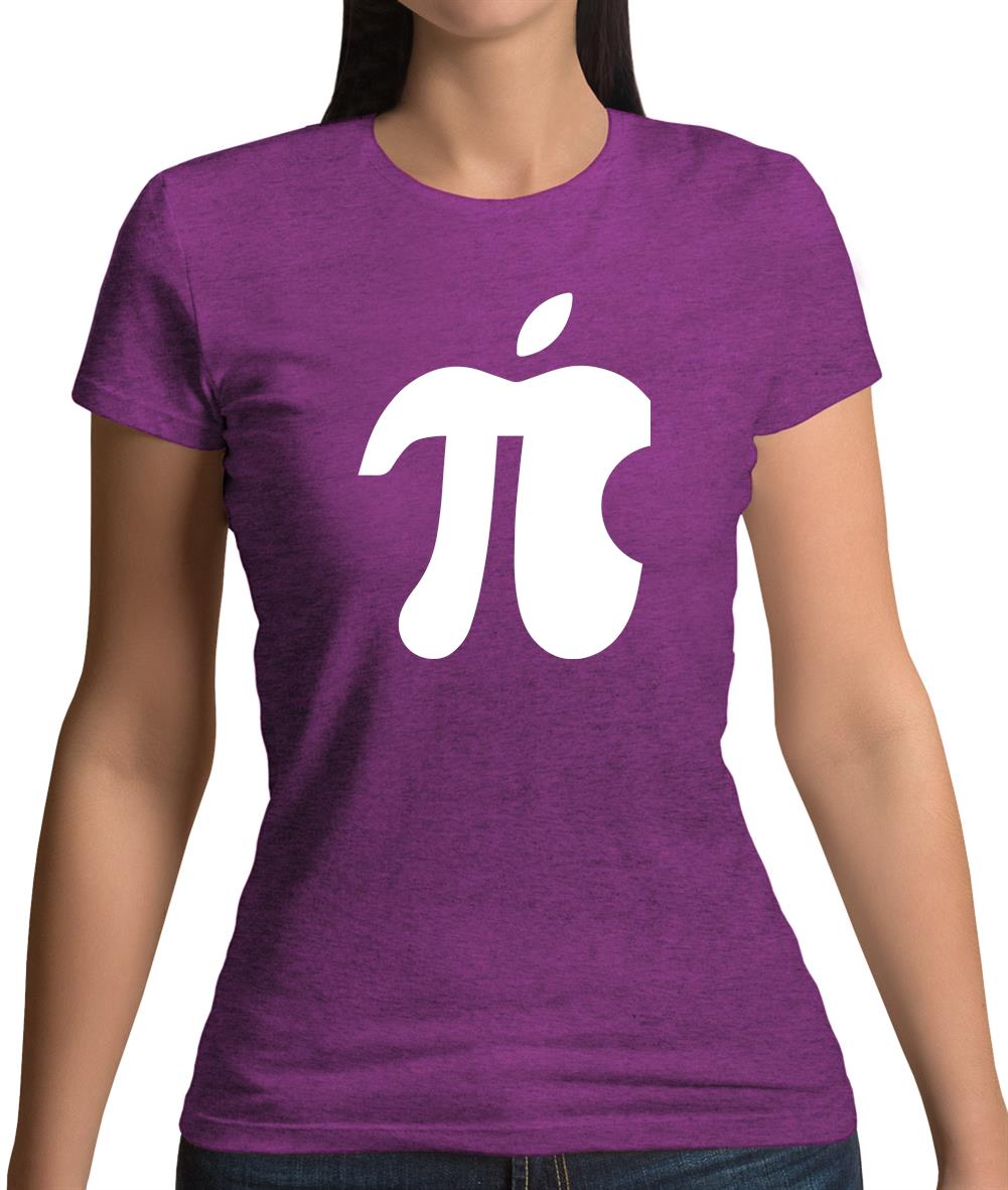 Apple Pi Womens T-Shirt Apple Pi Womens T-Shirt