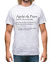Apples & Pears Defenition Mens T-Shirt Apples & Pears Defenition Mens T-Shirt