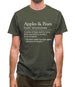 Apples & Pears Defenition Mens T-Shirt Apples & Pears Defenition Mens T-Shirt