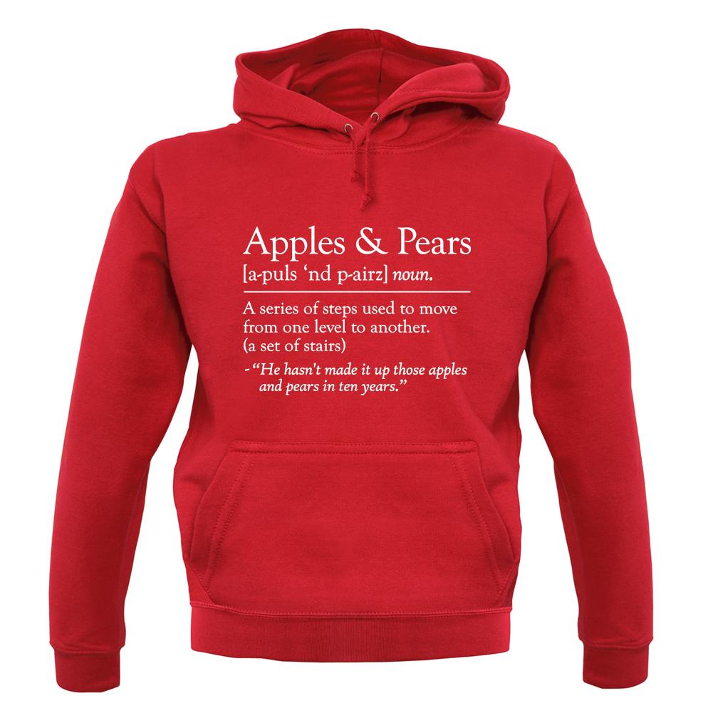 Apples & Pears Defenition unisex hoodie Apples & Pears Defenition unisex hoodie