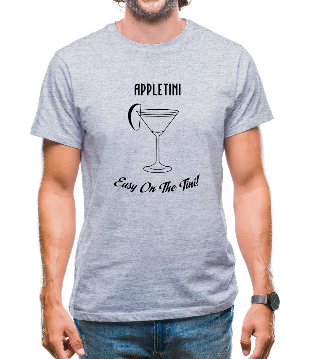 Appletini Easy On The Tini Mens T-Shirt Appletini Easy On The Tini Mens T-Shirt