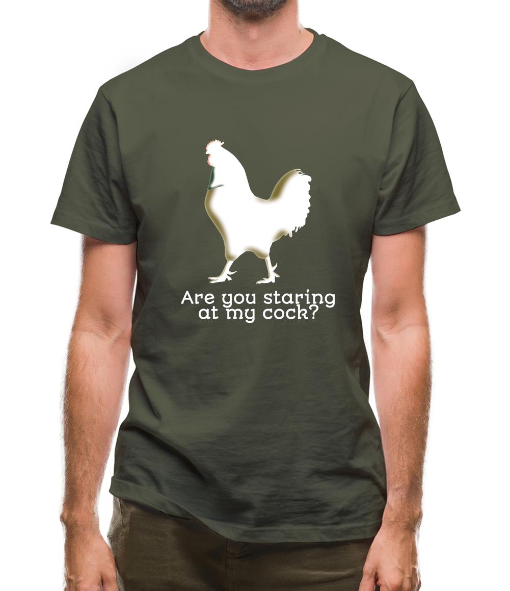Staring At My Cock Mens T-Shirt Staring At My Cock Mens T-Shirt