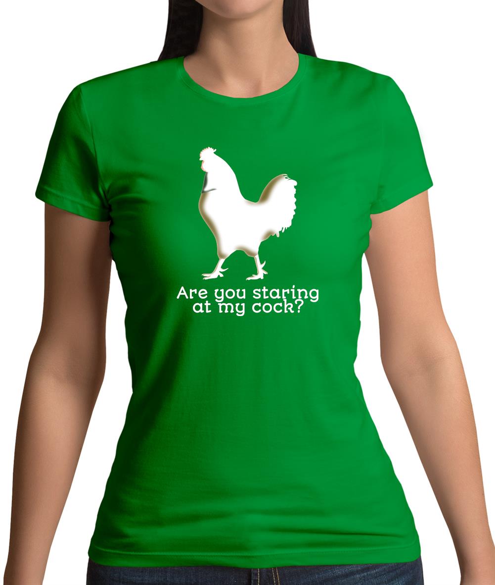Staring At My Cock Womens T-Shirt Staring At My Cock Womens T-Shirt