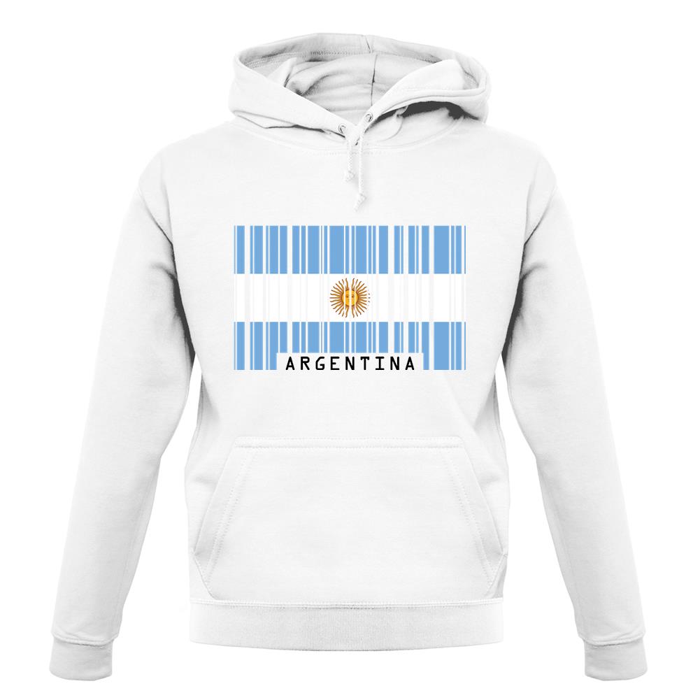 Argentina Barcode Style Flag unisex hoodie Argentina Barcode Style Flag unisex hoodie