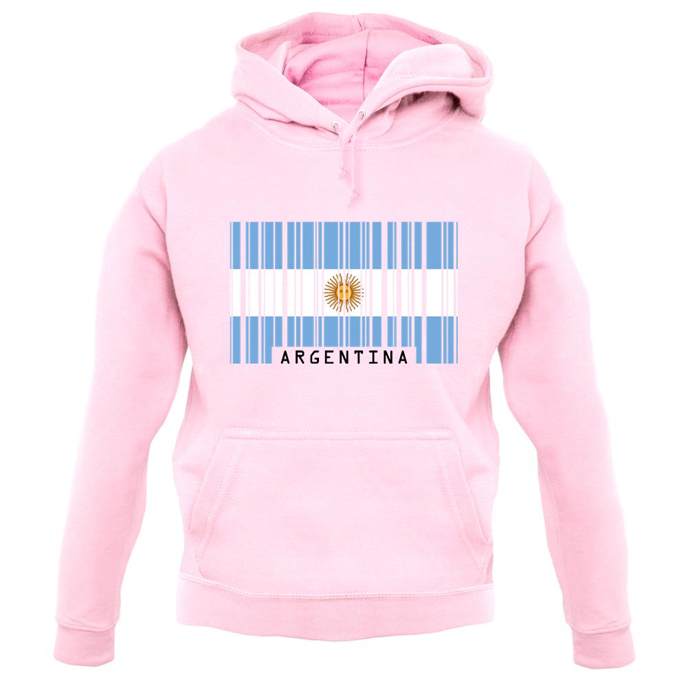 Argentina Barcode Style Flag unisex hoodie Argentina Barcode Style Flag unisex hoodie