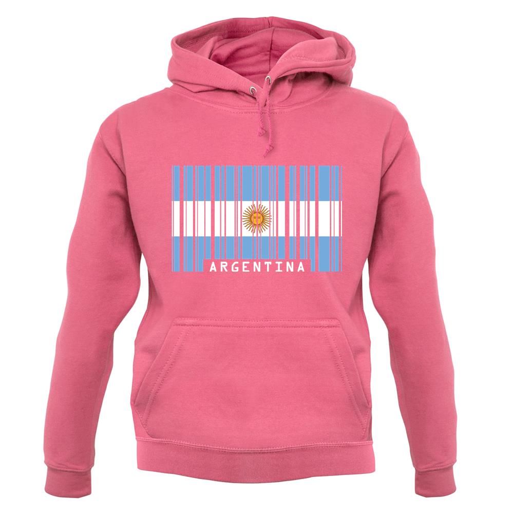 Argentina Barcode Style Flag unisex hoodie Argentina Barcode Style Flag unisex hoodie