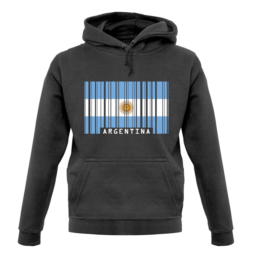 Argentina Barcode Style Flag unisex hoodie Argentina Barcode Style Flag unisex hoodie