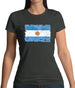 Argentina Grunge Style Flag Womens T-Shirt Argentina Grunge Style Flag Womens T-Shirt