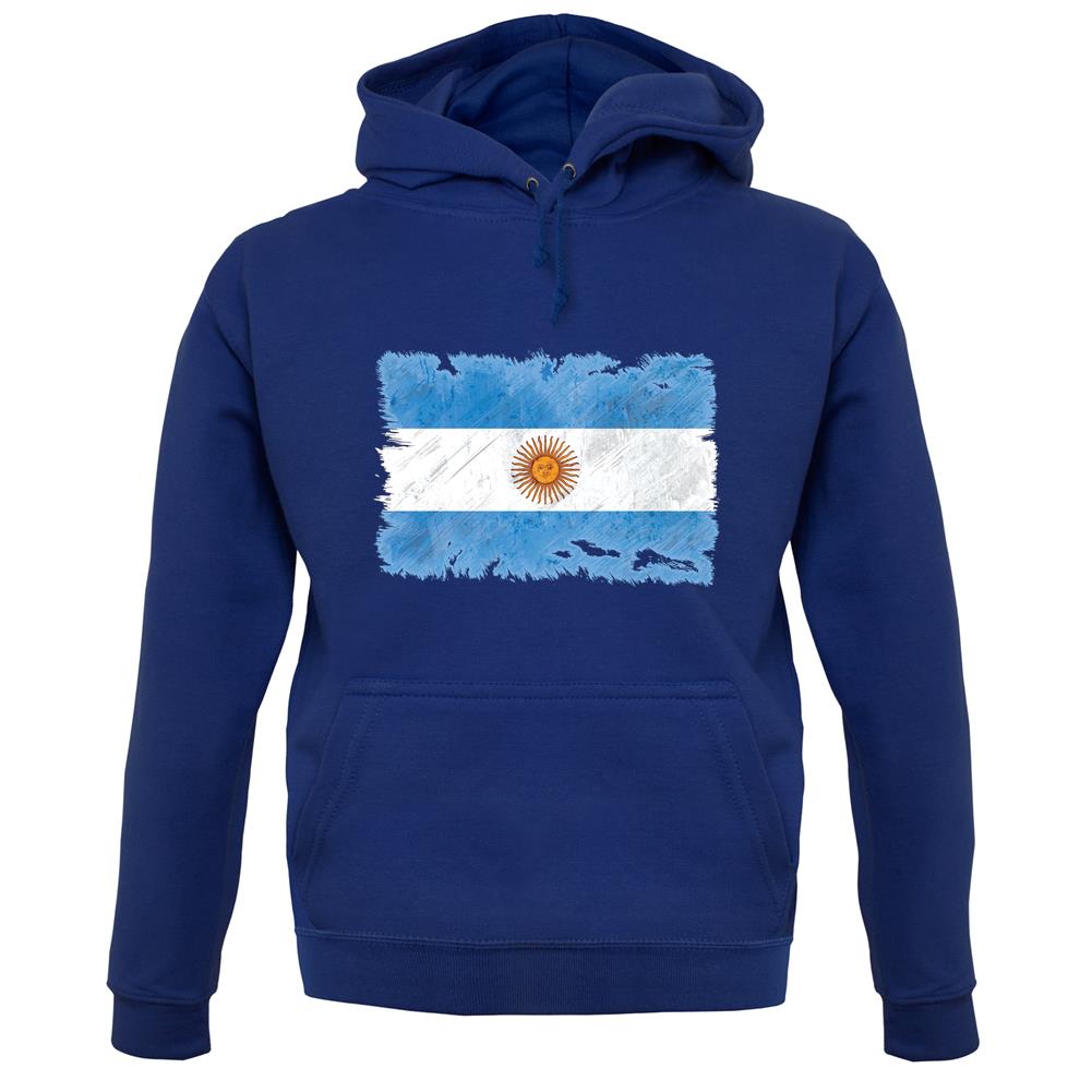 Argentina Grunge Style Flag unisex hoodie Argentina Grunge Style Flag unisex hoodie