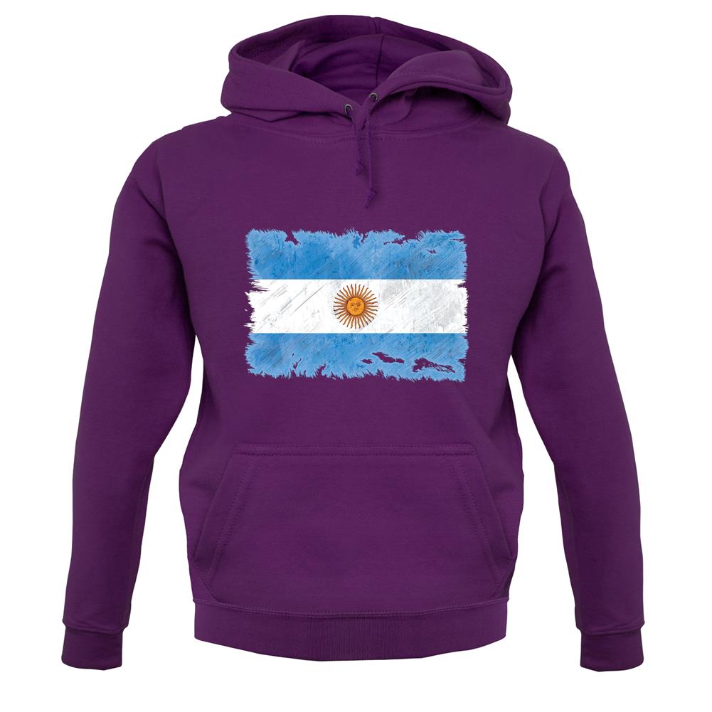 Argentina Grunge Style Flag unisex hoodie Argentina Grunge Style Flag unisex hoodie