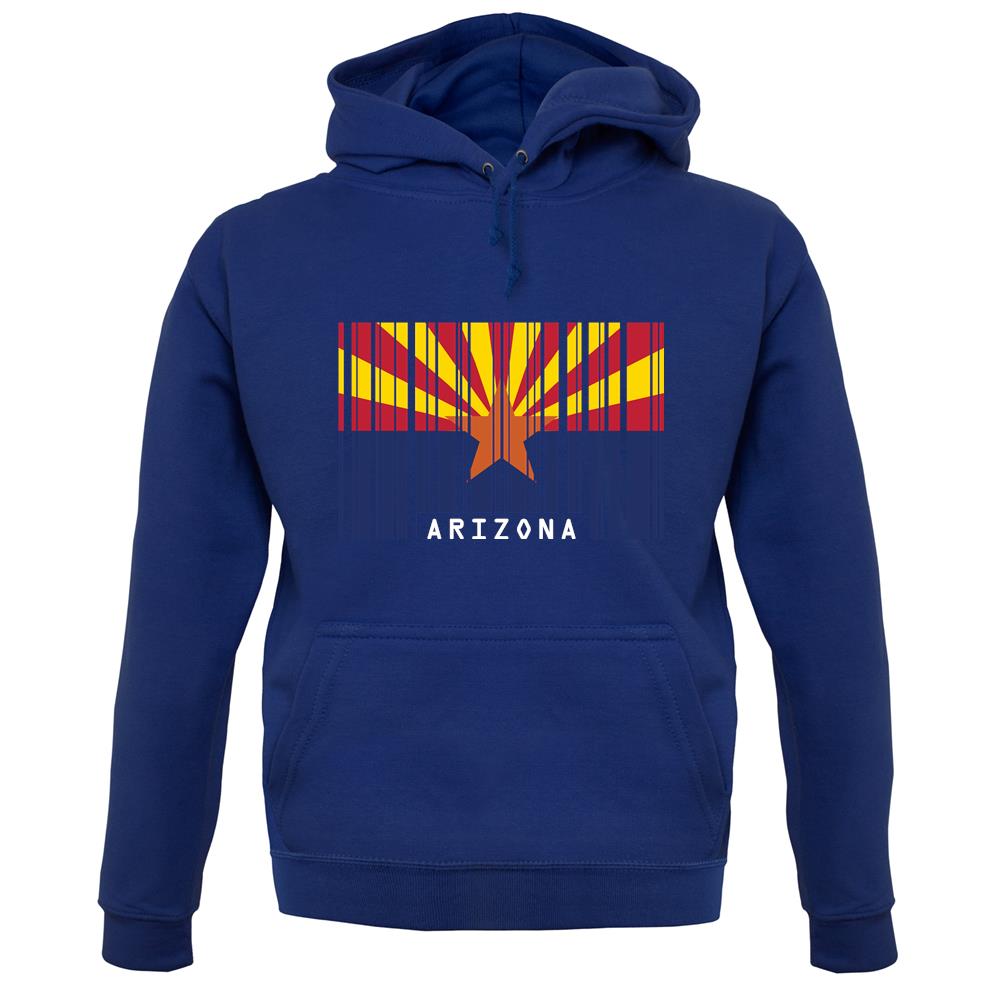 Arizona Barcode Style Flag unisex hoodie Arizona Barcode Style Flag unisex hoodie
