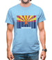 Arizona Barcode Style Flag Mens T-Shirt Arizona Barcode Style Flag Mens T-Shirt