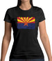 Arizona Grunge Style Flag Womens T-Shirt Arizona Grunge Style Flag Womens T-Shirt
