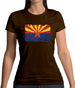 Arizona Grunge Style Flag Womens T-Shirt Arizona Grunge Style Flag Womens T-Shirt