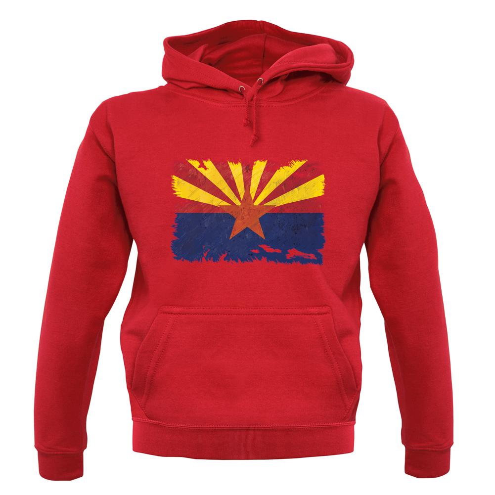 Arizona Grunge Style Flag unisex hoodie Arizona Grunge Style Flag unisex hoodie