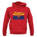 Arizona Grunge Style Flag unisex hoodie Arizona Grunge Style Flag unisex hoodie