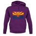 Arizona Grunge Style Flag unisex hoodie Arizona Grunge Style Flag unisex hoodie