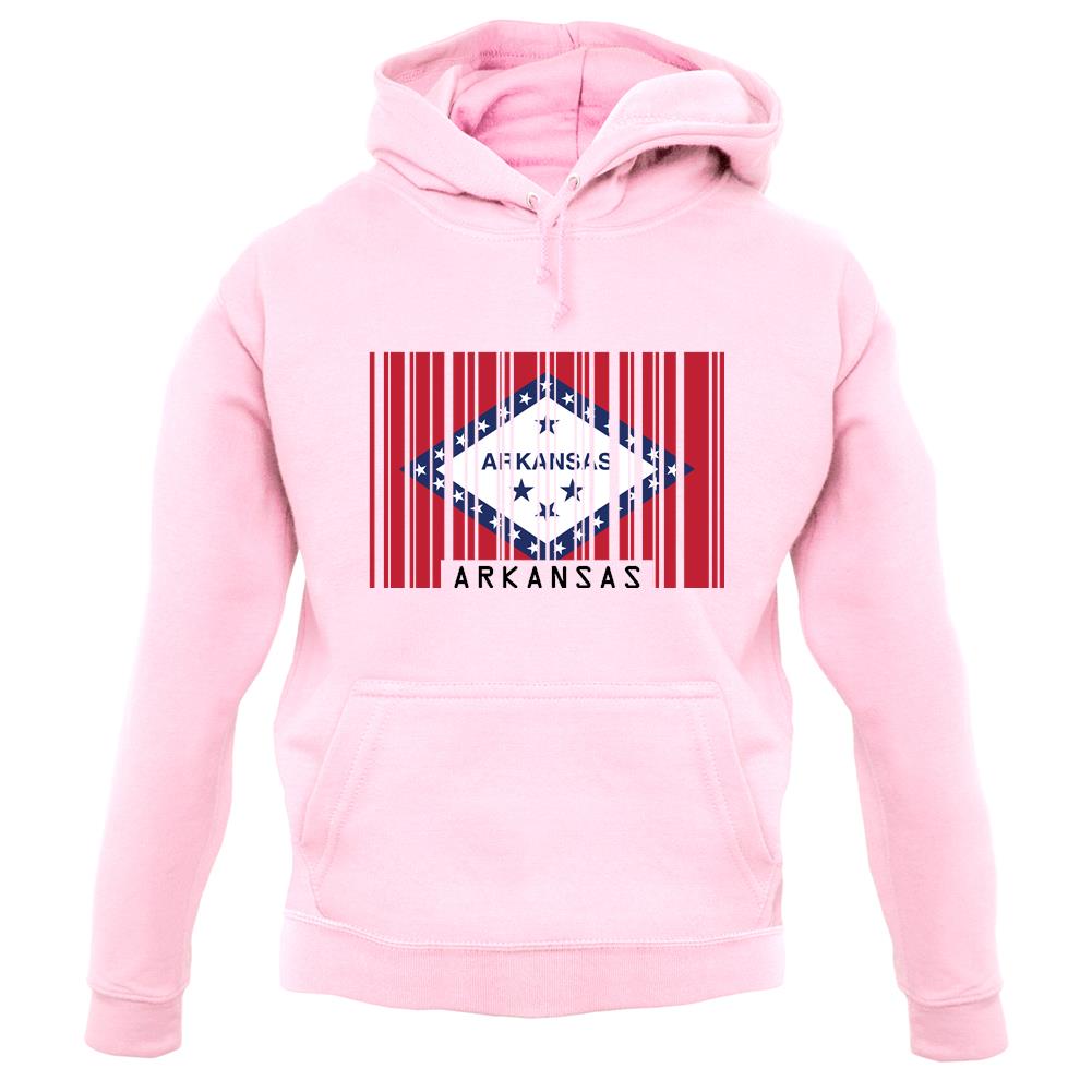 Arkansas Barcode Style Flag unisex hoodie Arkansas Barcode Style Flag unisex hoodie