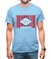 Arkansas Barcode Style Flag Mens T-Shirt Arkansas Barcode Style Flag Mens T-Shirt
