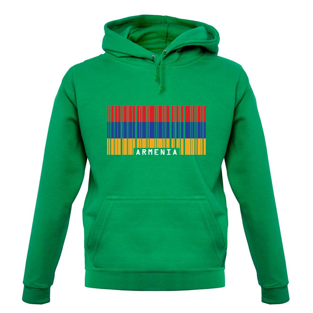 Armenia Barcode Style Flag unisex hoodie Armenia Barcode Style Flag unisex hoodie