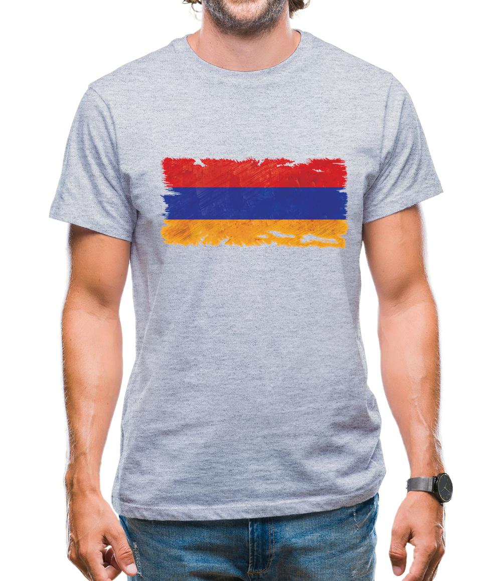 Armenia Grunge Style Flag Mens T-Shirt Armenia Grunge Style Flag Mens T-Shirt
