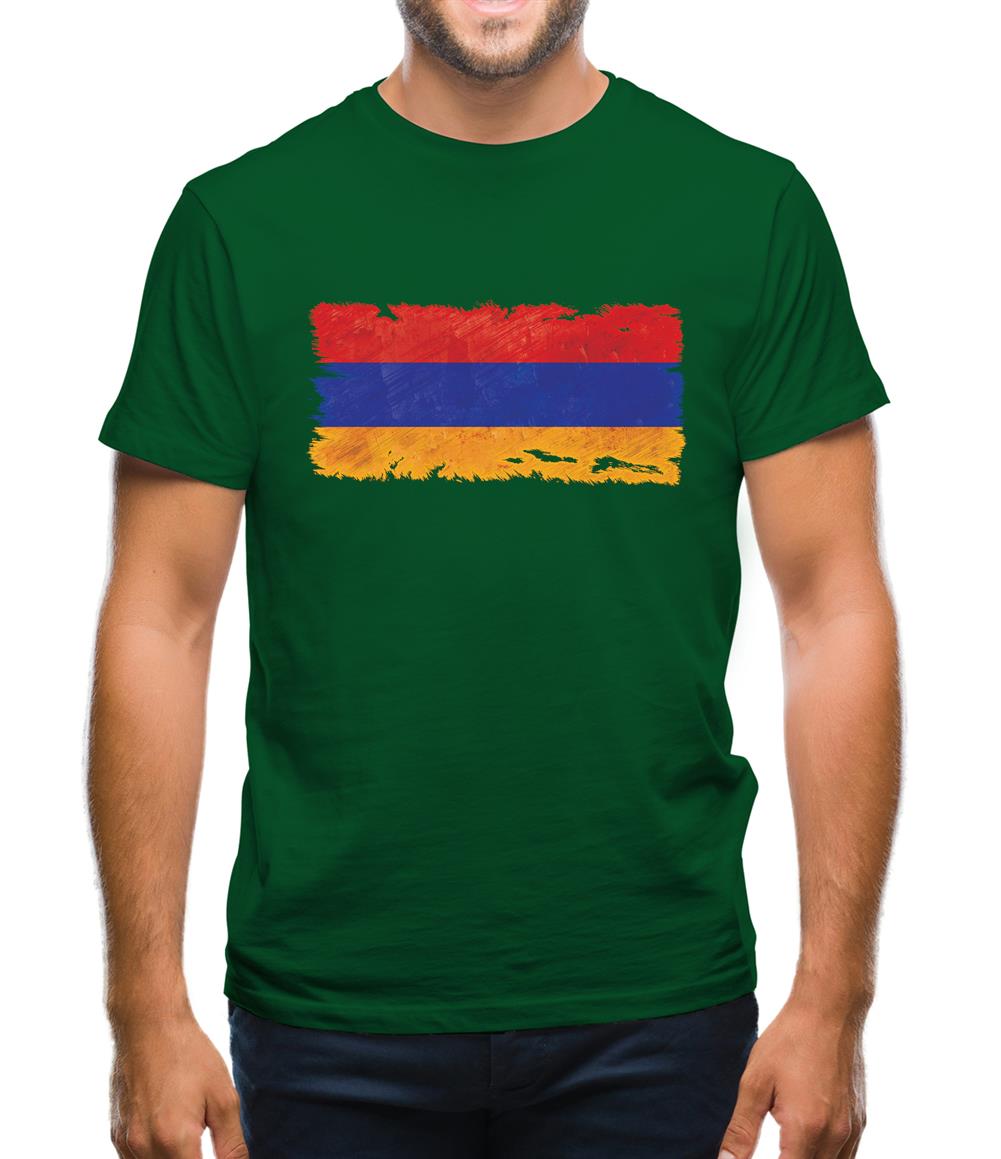 Armenia Grunge Style Flag Mens T-Shirt Armenia Grunge Style Flag Mens T-Shirt