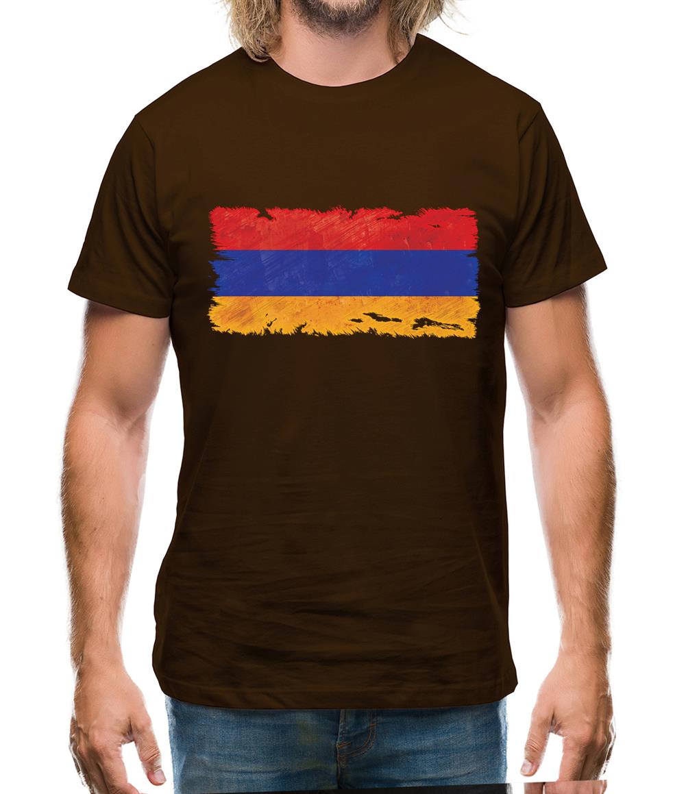 Armenia Grunge Style Flag Mens T-Shirt Armenia Grunge Style Flag Mens T-Shirt
