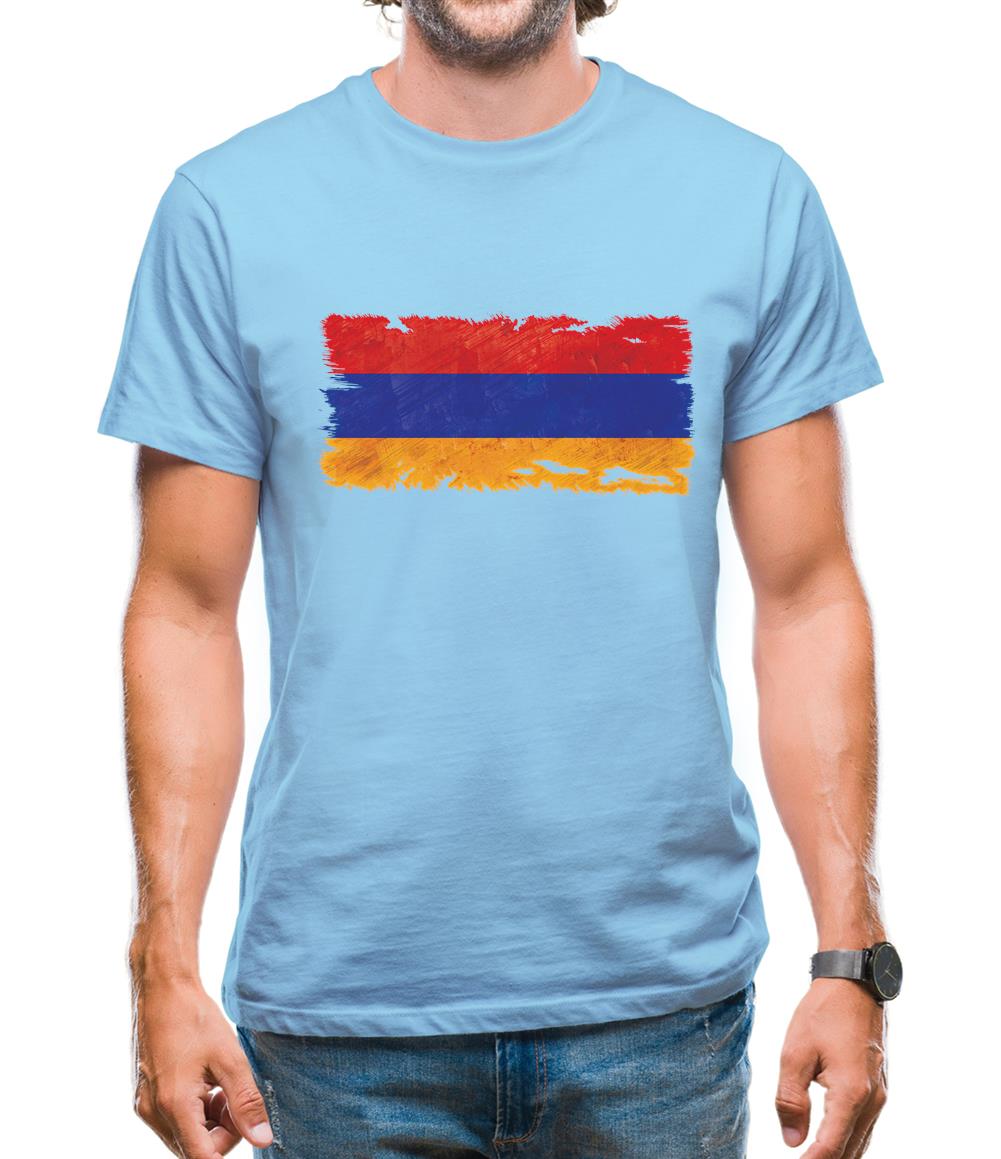 Armenia Grunge Style Flag Mens T-Shirt Armenia Grunge Style Flag Mens T-Shirt