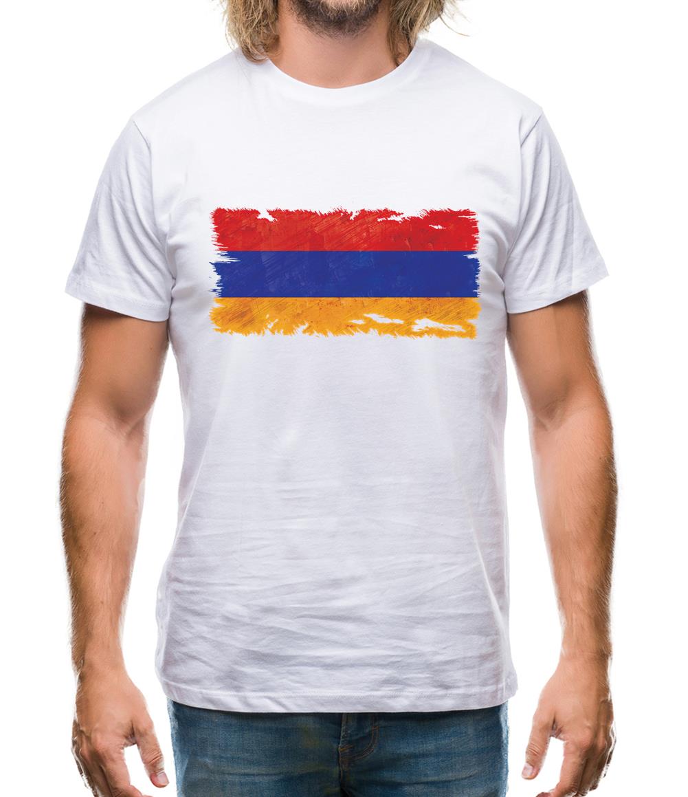 Armenia Grunge Style Flag Mens T-Shirt Armenia Grunge Style Flag Mens T-Shirt