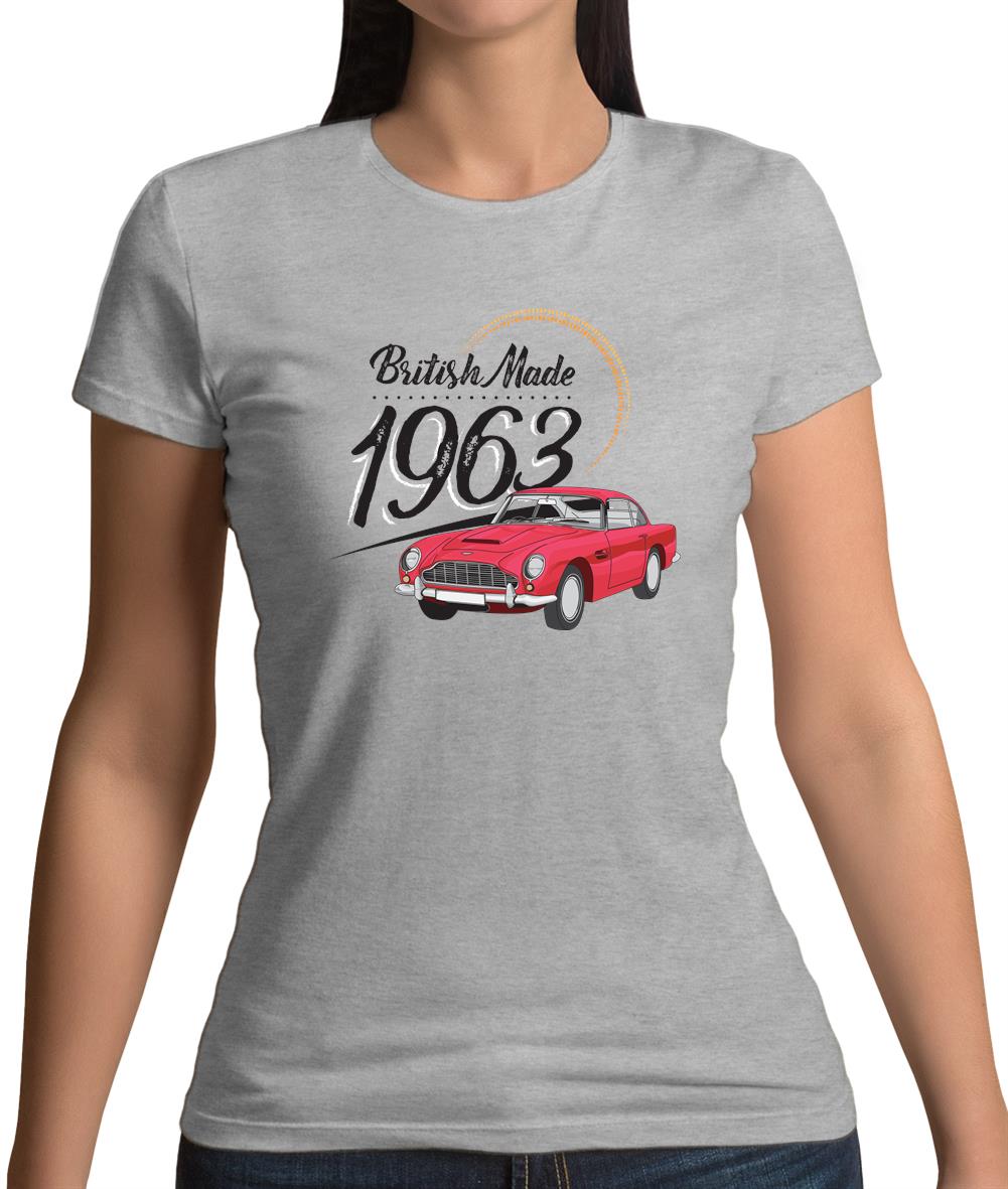 British Made 1963 - A.Martin Womens T-Shirt British Made 1963 - A.Martin Womens T-Shirt