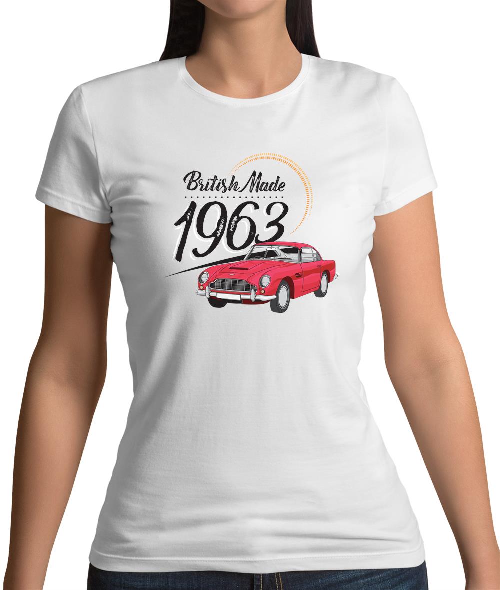 British Made 1963 - A.Martin Womens T-Shirt British Made 1963 - A.Martin Womens T-Shirt