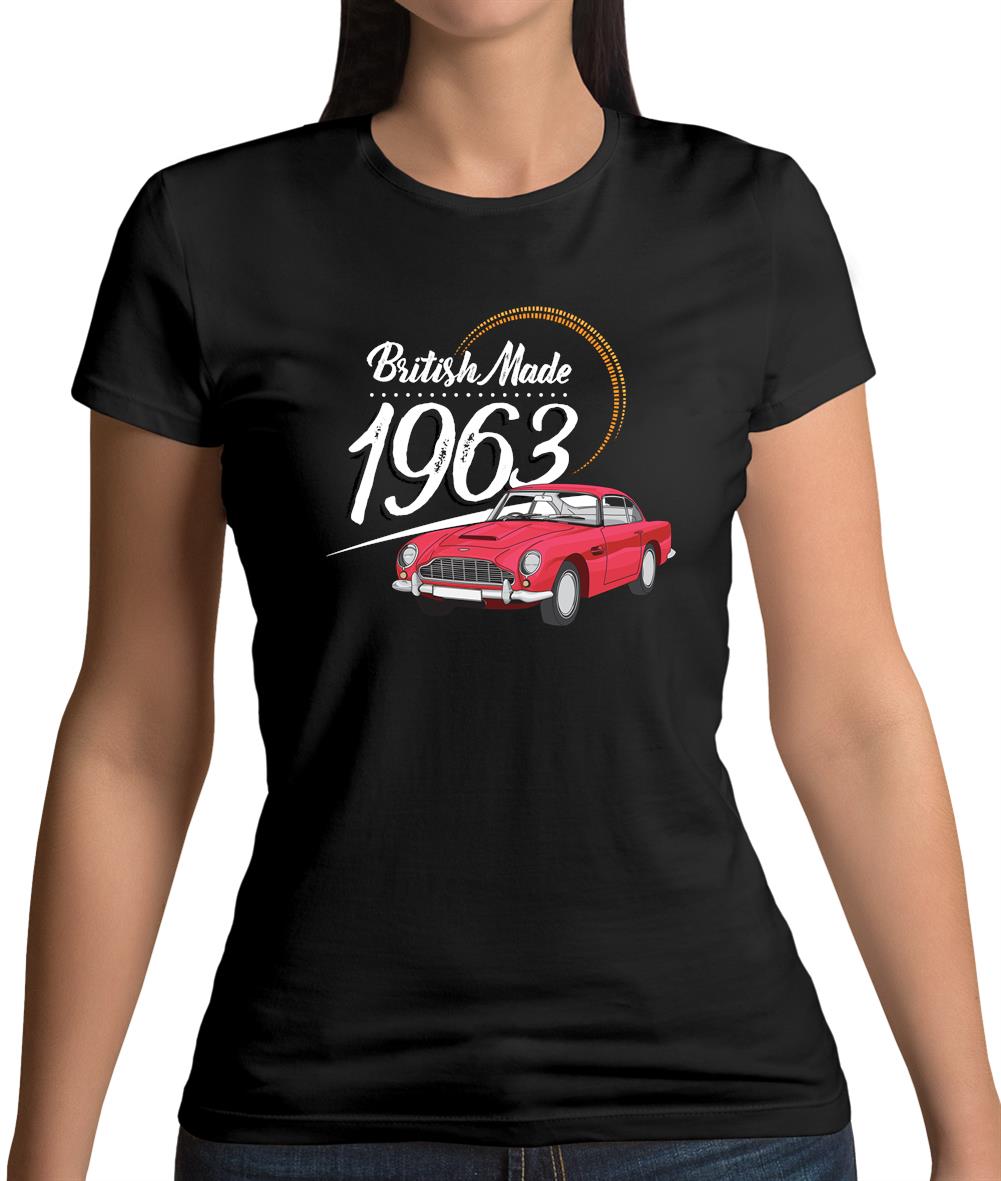British Made 1963 - A.Martin Womens T-Shirt British Made 1963 - A.Martin Womens T-Shirt