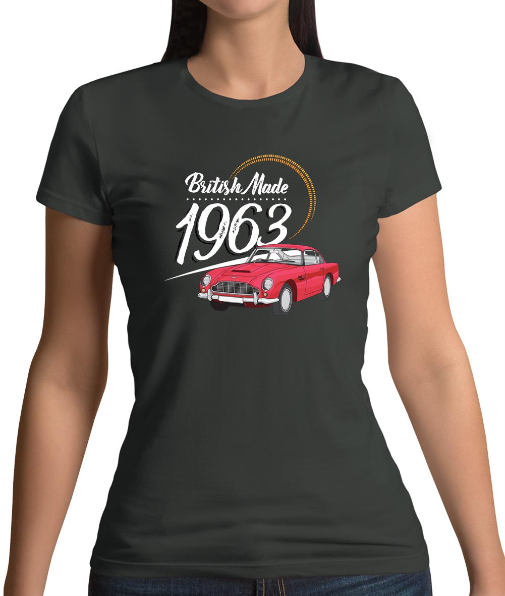 British Made 1963 - A.Martin Womens T-Shirt British Made 1963 - A.Martin Womens T-Shirt