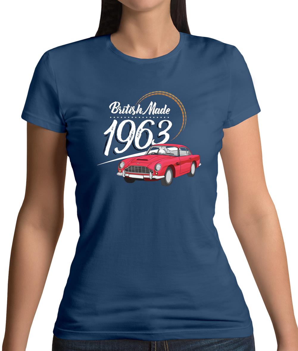 British Made 1963 - A.Martin Womens T-Shirt British Made 1963 - A.Martin Womens T-Shirt