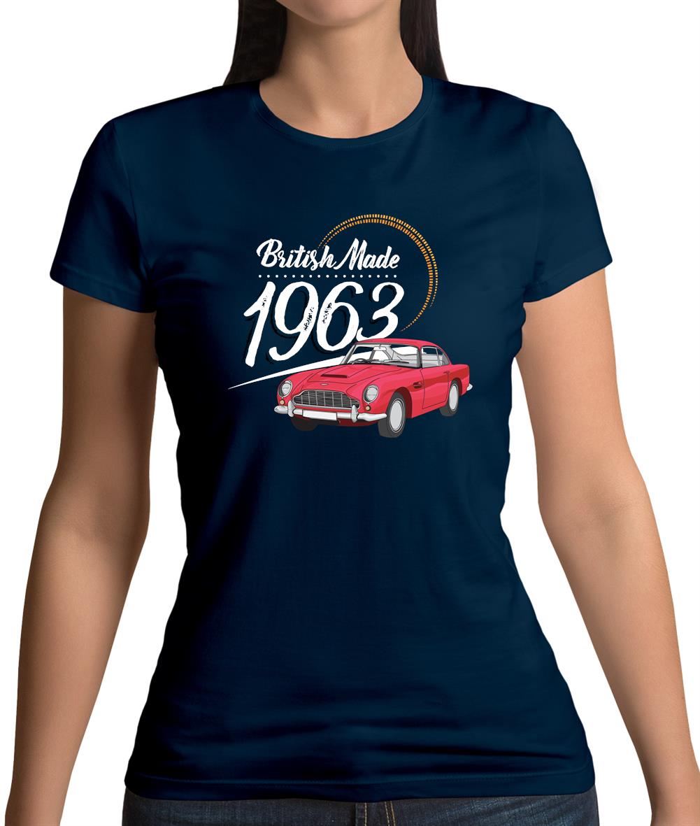 British Made 1963 - A.Martin Womens T-Shirt British Made 1963 - A.Martin Womens T-Shirt