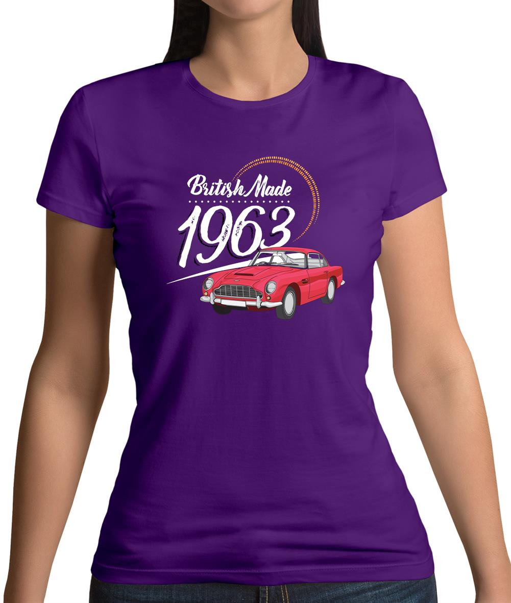British Made 1963 - A.Martin Womens T-Shirt British Made 1963 - A.Martin Womens T-Shirt