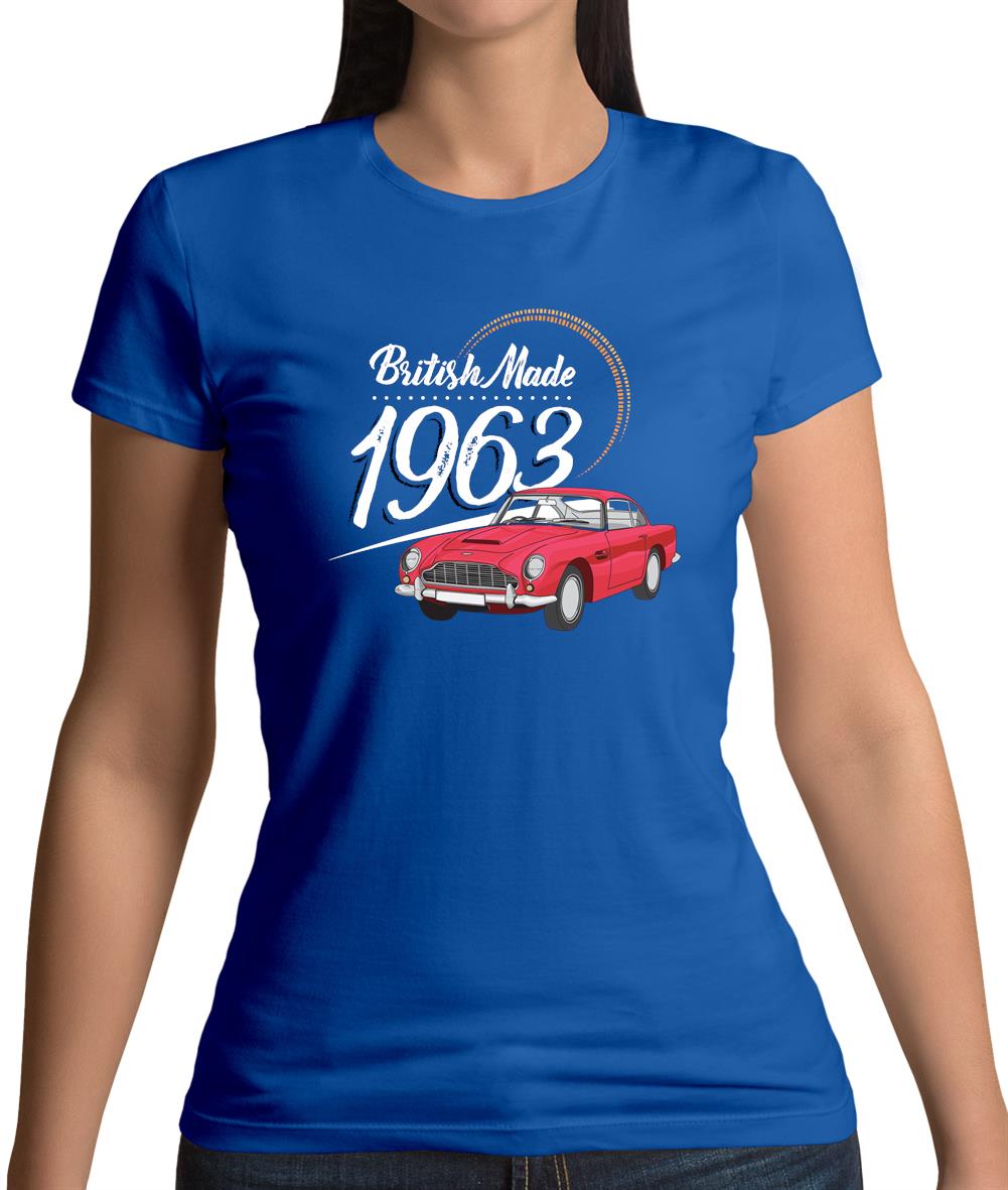 British Made 1963 - A.Martin Womens T-Shirt British Made 1963 - A.Martin Womens T-Shirt