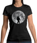 Astronaut On The Moon Womens T-Shirt Astronaut On The Moon Womens T-Shirt