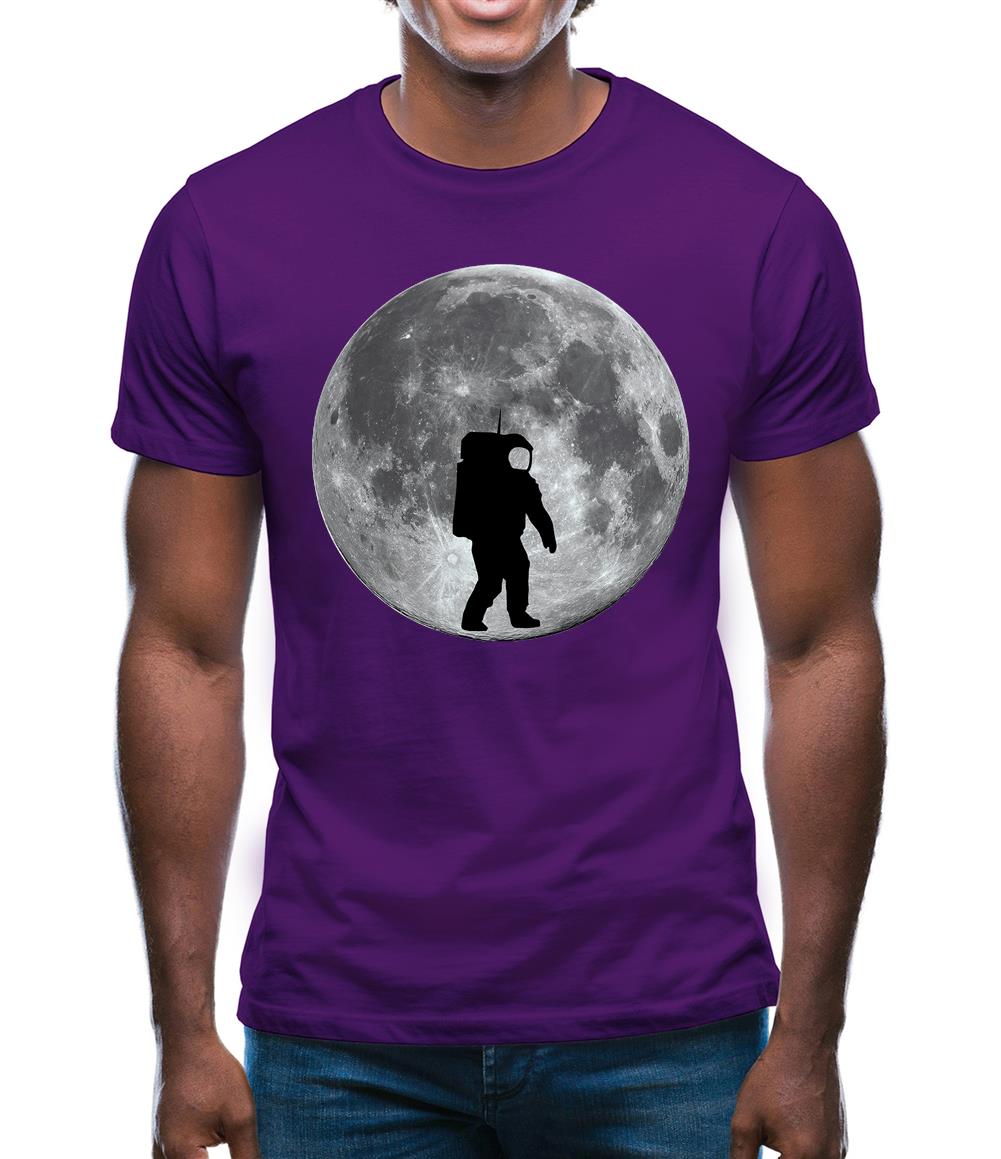 Astronaut On The Moon Mens T-Shirt Astronaut On The Moon Mens T-Shirt