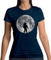 Astronaut On The Moon Womens T-Shirt Astronaut On The Moon Womens T-Shirt