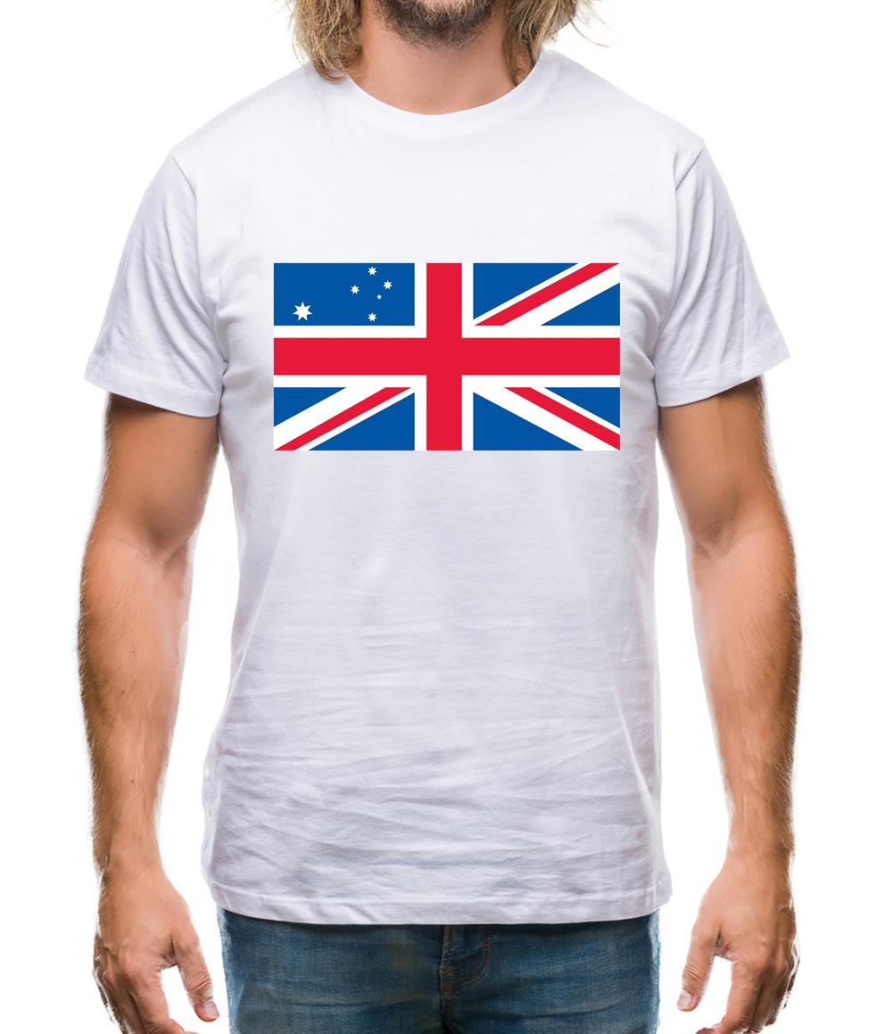 Australian Union Jack Flag Mens T-Shirt Australian Union Jack Flag Mens T-Shirt