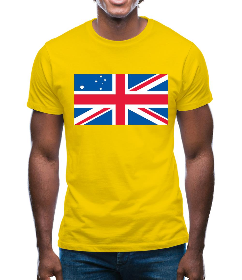 Australian Union Jack Flag Mens T-Shirt Australian Union Jack Flag Mens T-Shirt