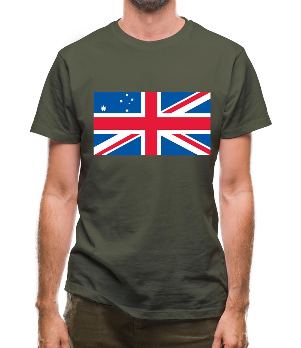 Australian Union Jack Flag Mens T-Shirt Australian Union Jack Flag Mens T-Shirt