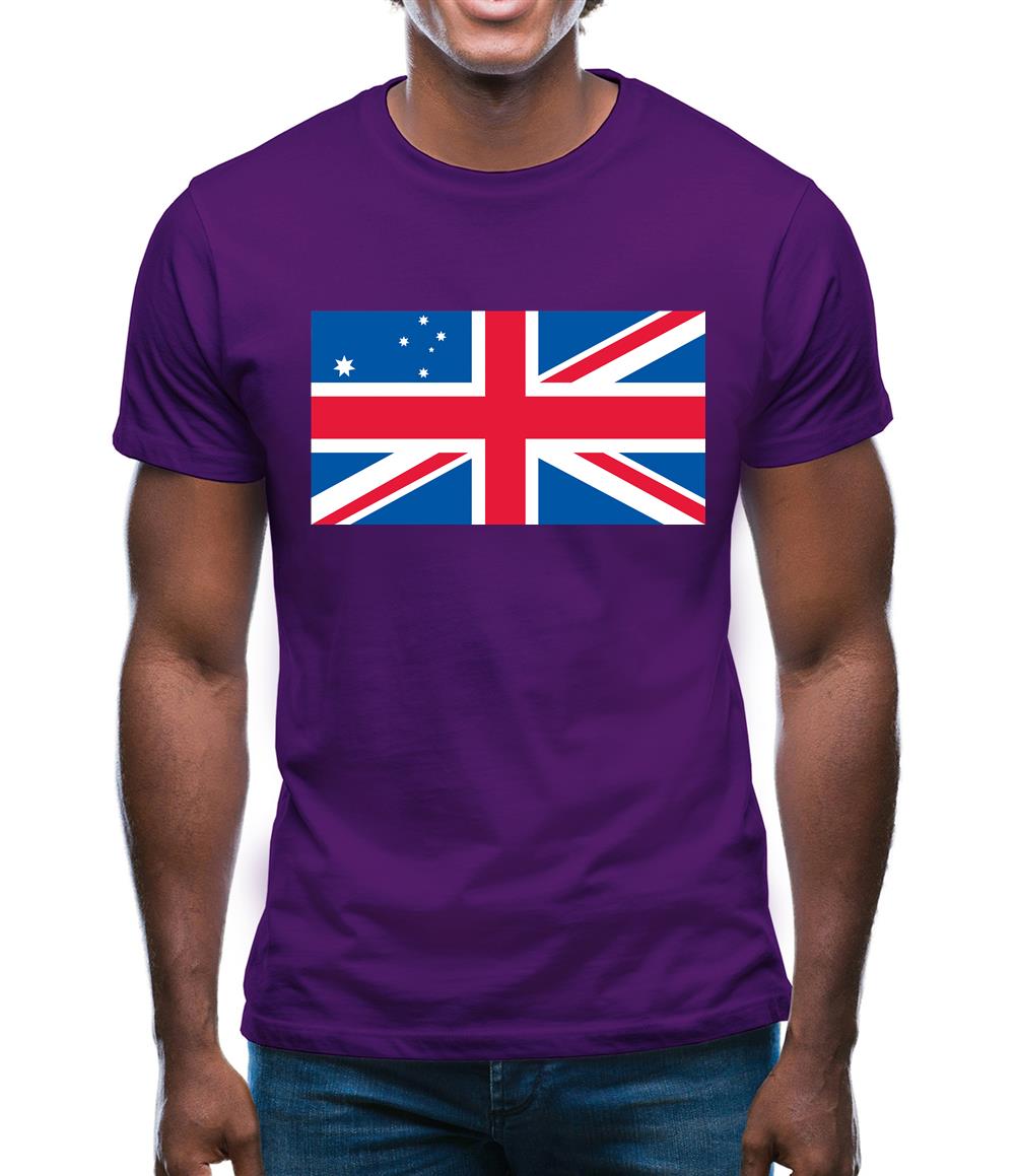 Australian Union Jack Flag Mens T-Shirt Australian Union Jack Flag Mens T-Shirt