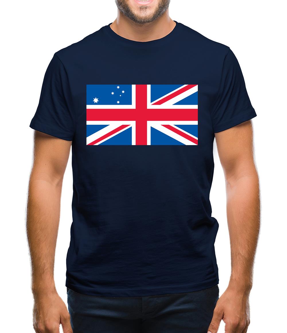 Australian Union Jack Flag Mens T-Shirt Australian Union Jack Flag Mens T-Shirt