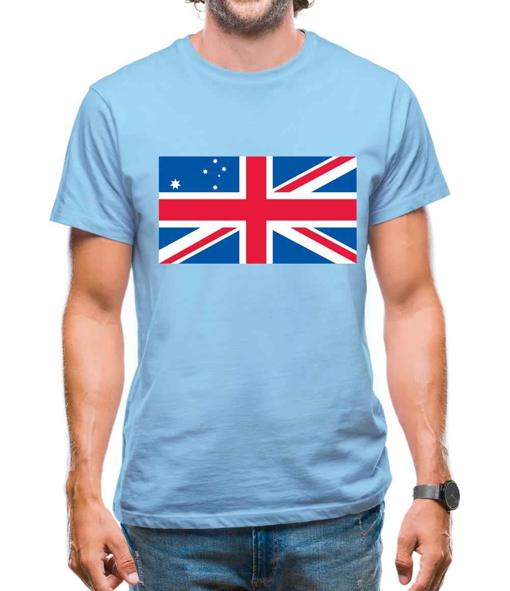 Australian Union Jack Flag Mens T-Shirt Australian Union Jack Flag Mens T-Shirt